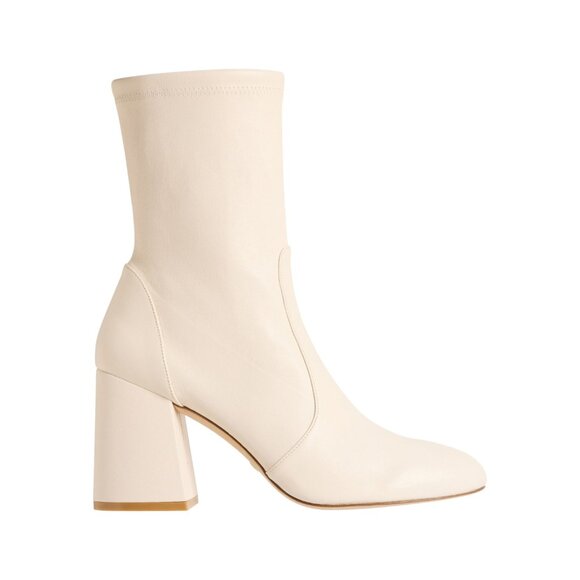 Stuart Weitzman Made in Spain Flareblock 85 Stretch Boots - Leather (For Women) - Picture 2 of 5